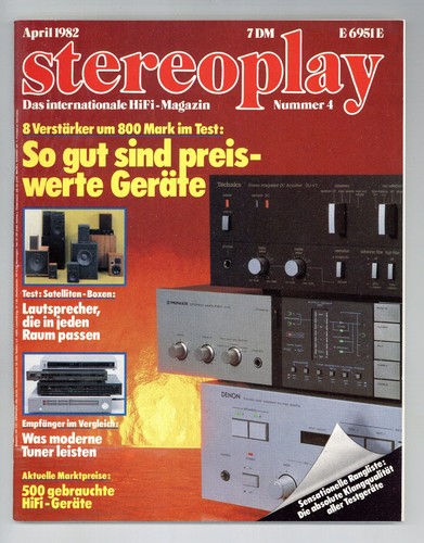 Stereoplay 1982 tandberg td - stereoplay, 1982-4