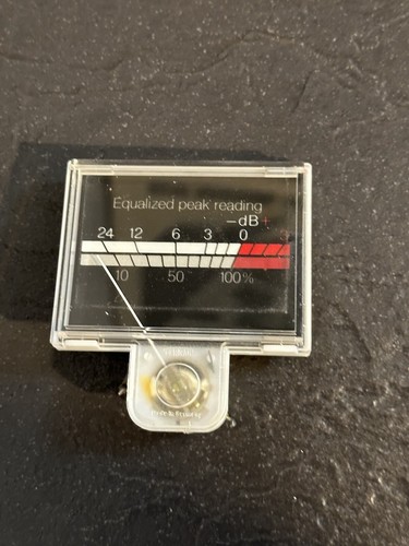 Tandberg peak meter - peak,